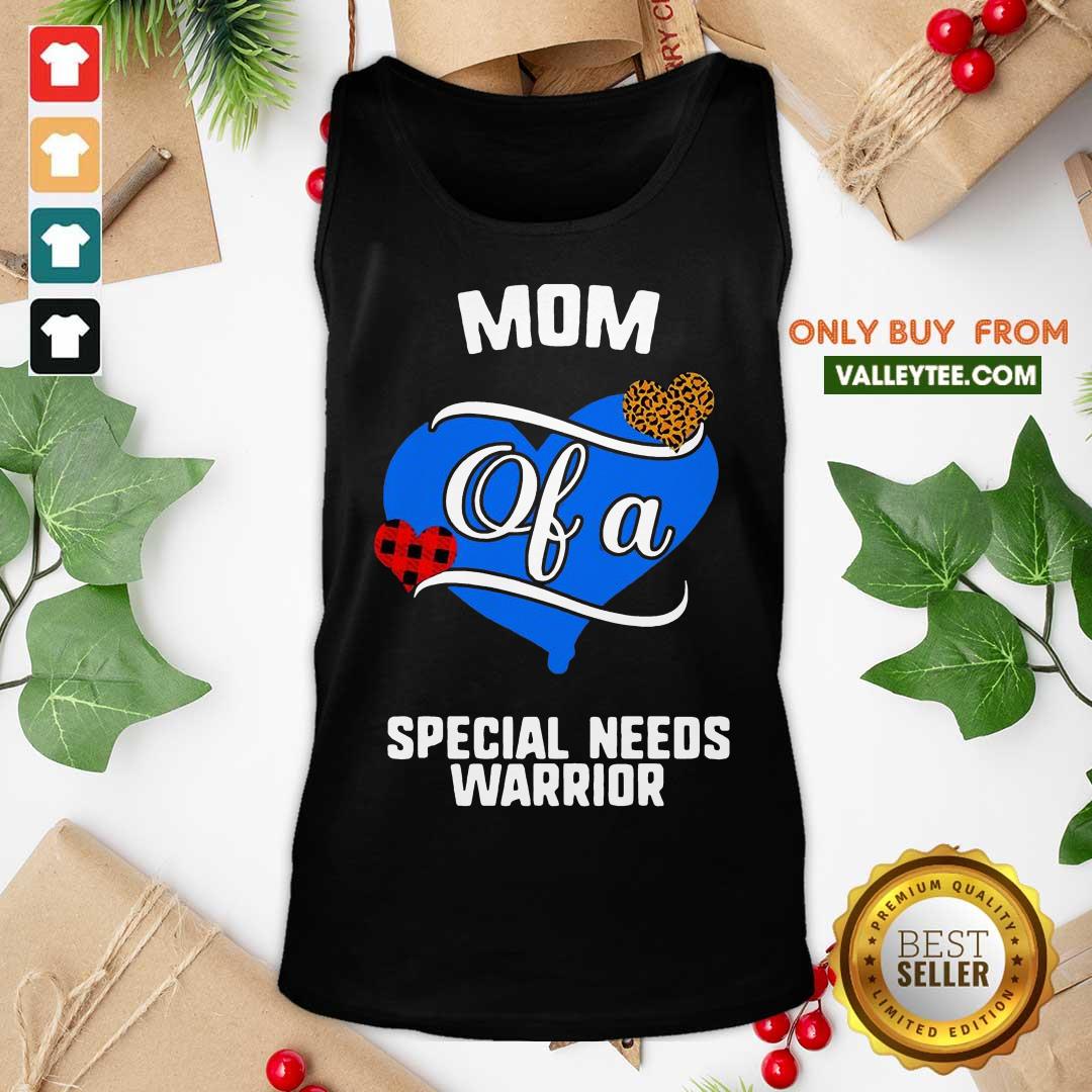 Fantastic Mom Of A Special Needs Warrior Heart Shirt - Image 4