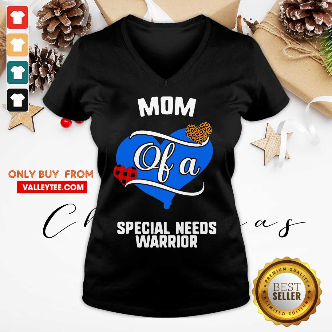 Fantastic Mom Of A Special Needs Warrior Heart Shirt - Image 3