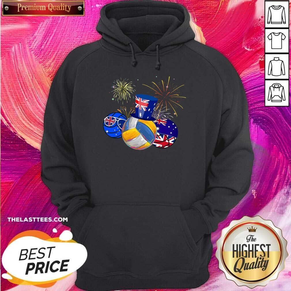 Great Volleyball Australia Flag Happy Day Shirt - Image 5