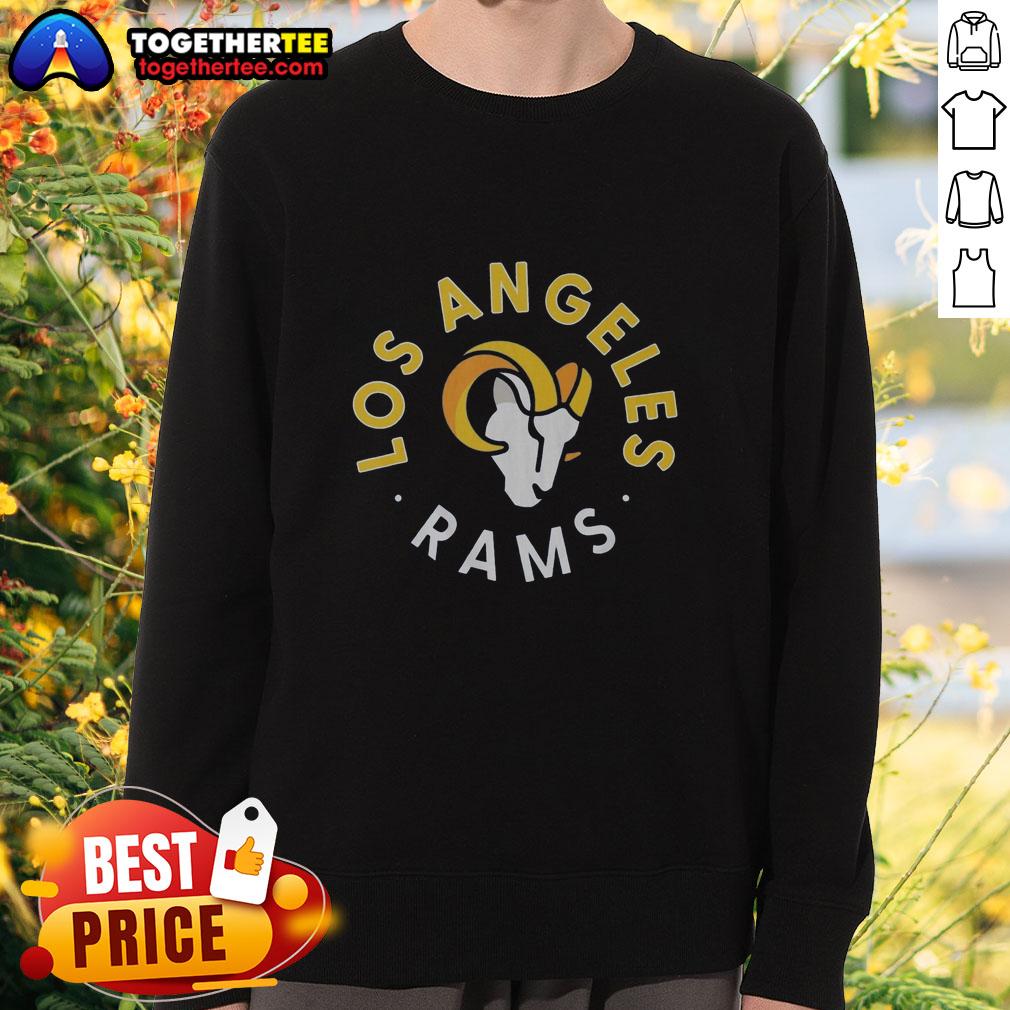 Awesome Los Angeles Rams Circle T-Shirt - Image 5