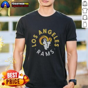 Awesome Los Angeles Rams Circle T-Shirt