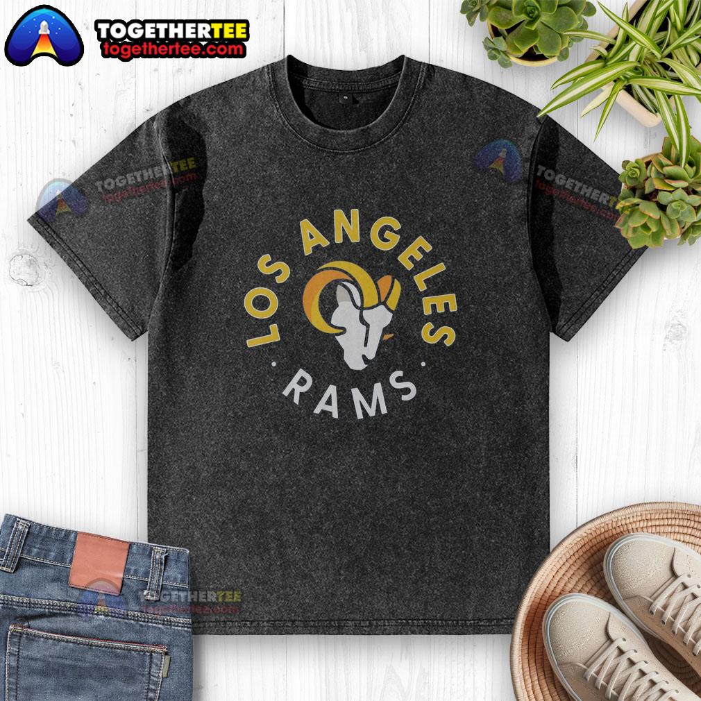 Awesome Los Angeles Rams Circle T-Shirt - Image 6