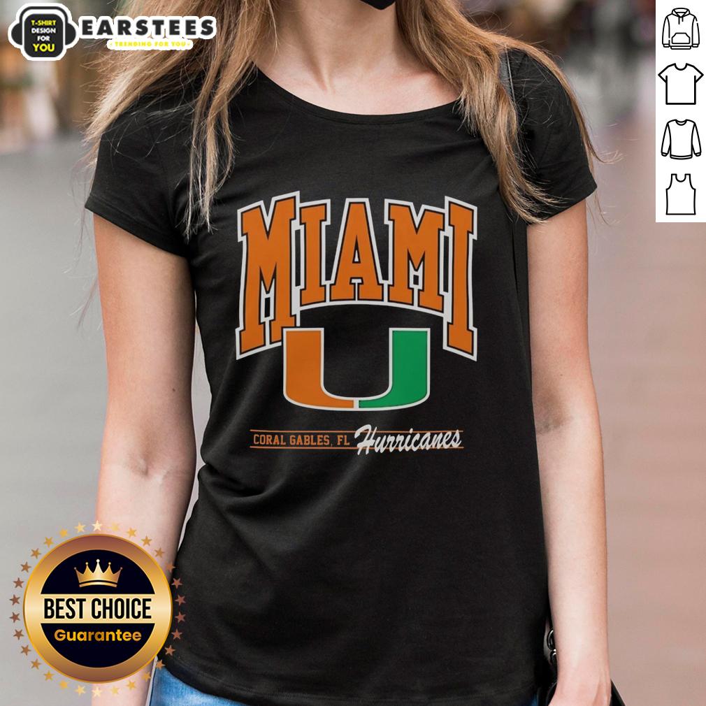 Hot University Of Miami Hurricanes Coral Gables Fl T-Shirt - Image 3