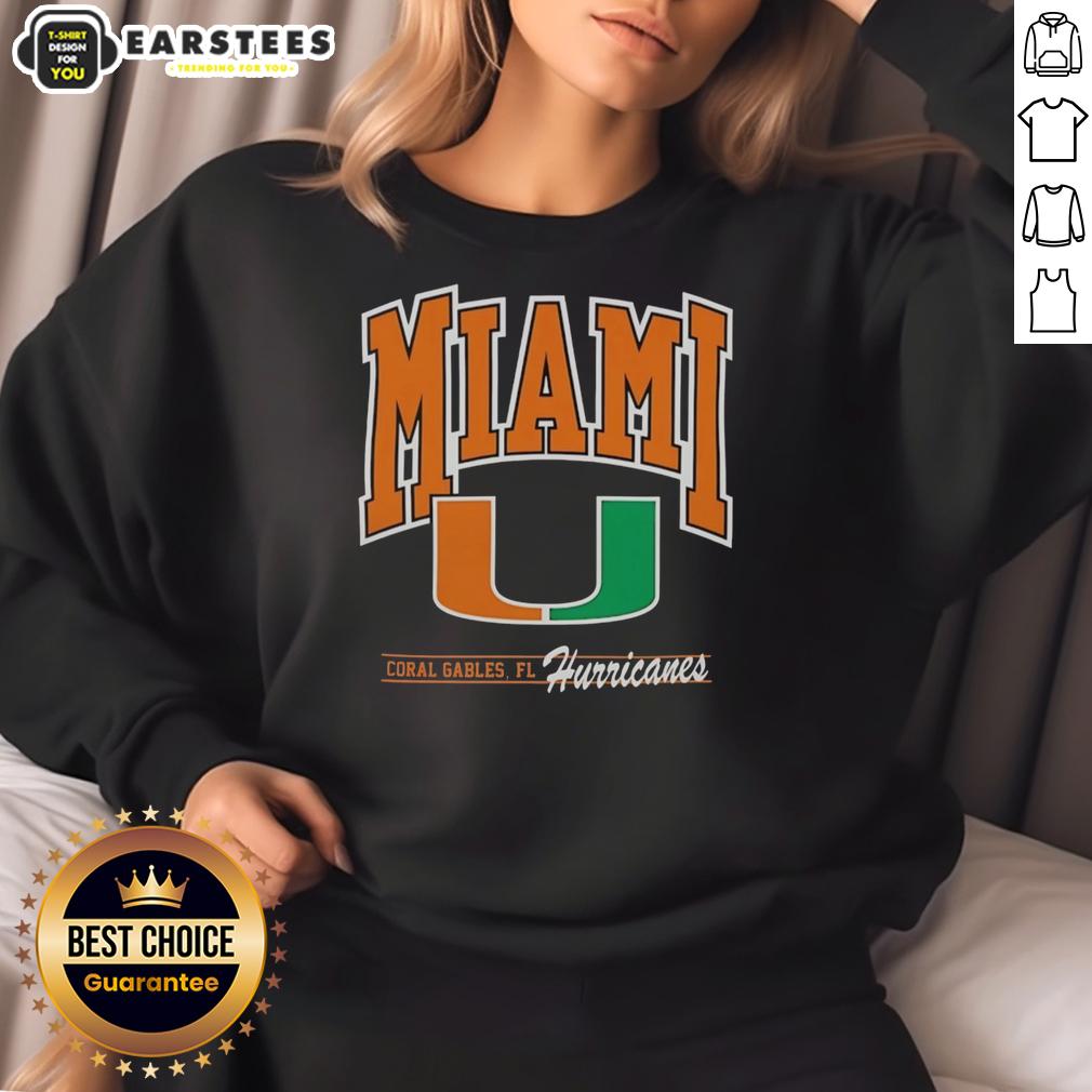 Hot University Of Miami Hurricanes Coral Gables Fl T-Shirt - Image 5