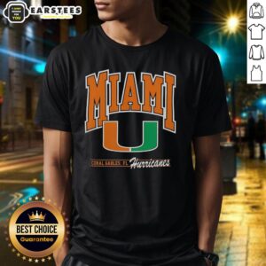 Hot University Of Miami Hurricanes Coral Gables Fl T-Shirt