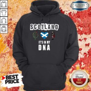 Alternative view of Scotland Flag Heart Highland Dress It’s In My DNA Shirt