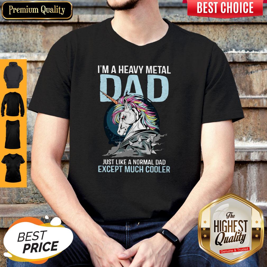 Unicorn I'm A Heavy Metal Dad Just Like A Normal Classic Shirt