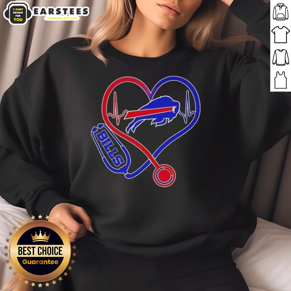 Awesome Nurse Love Buffalo Bills T-Shirt - Image 5