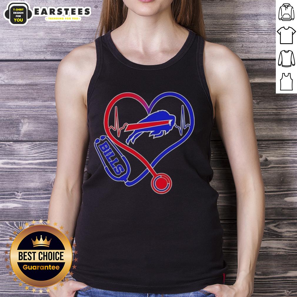 Awesome Nurse Love Buffalo Bills T-Shirt - Image 4