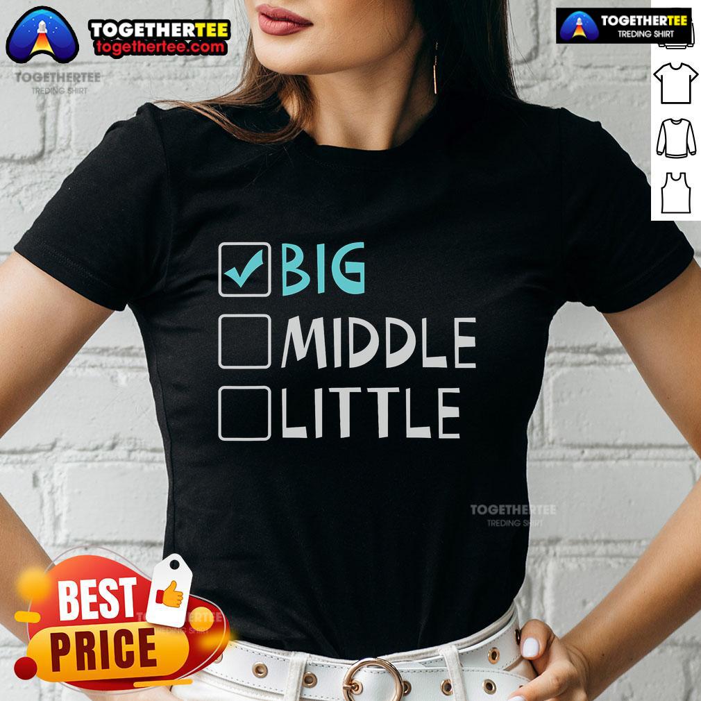 Top Big Middle Little Big Brother T-Shirt - Image 3