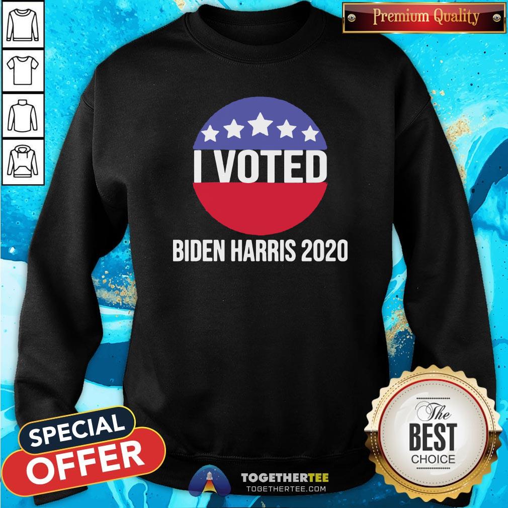 Awesome I Voted Biden Harris 2020 Shirt - Image 4