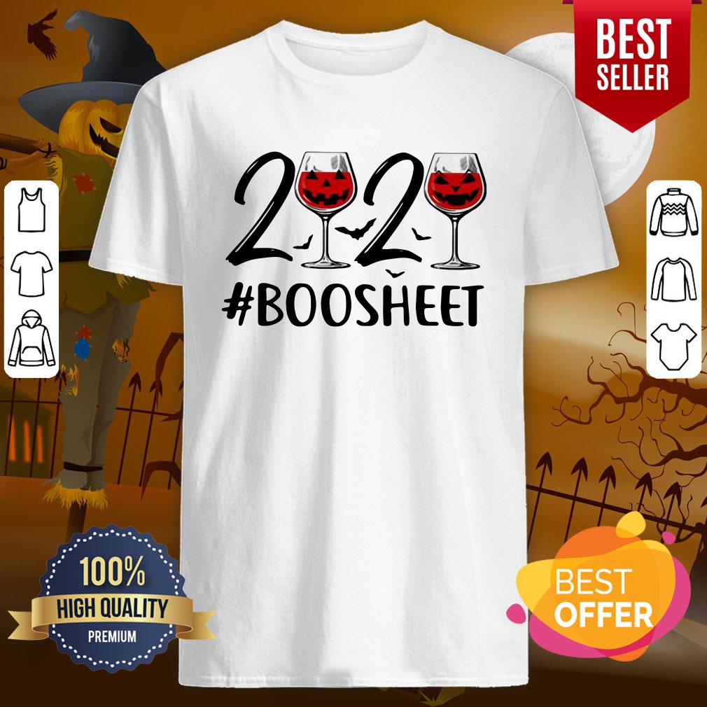 Premium 2020 Wine Halloween Boo Sheet Shirt