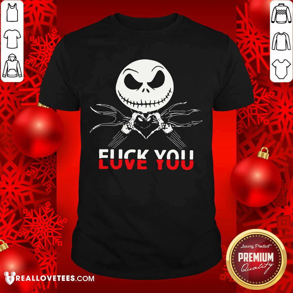 Important Jack Skeleton Fuck You Shirt