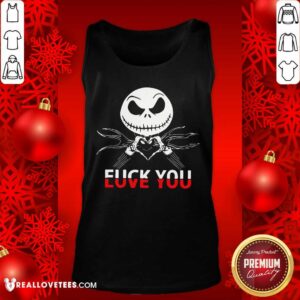 Alternative view of Important Jack Skeleton Fuck You Shirt