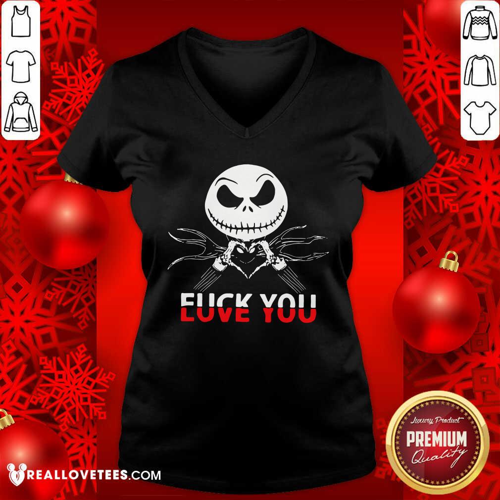 Important Jack Skeleton Fuck You Shirt - Image 5