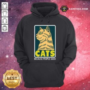 Alternative view of Nice Cats Because People Suck Shirt