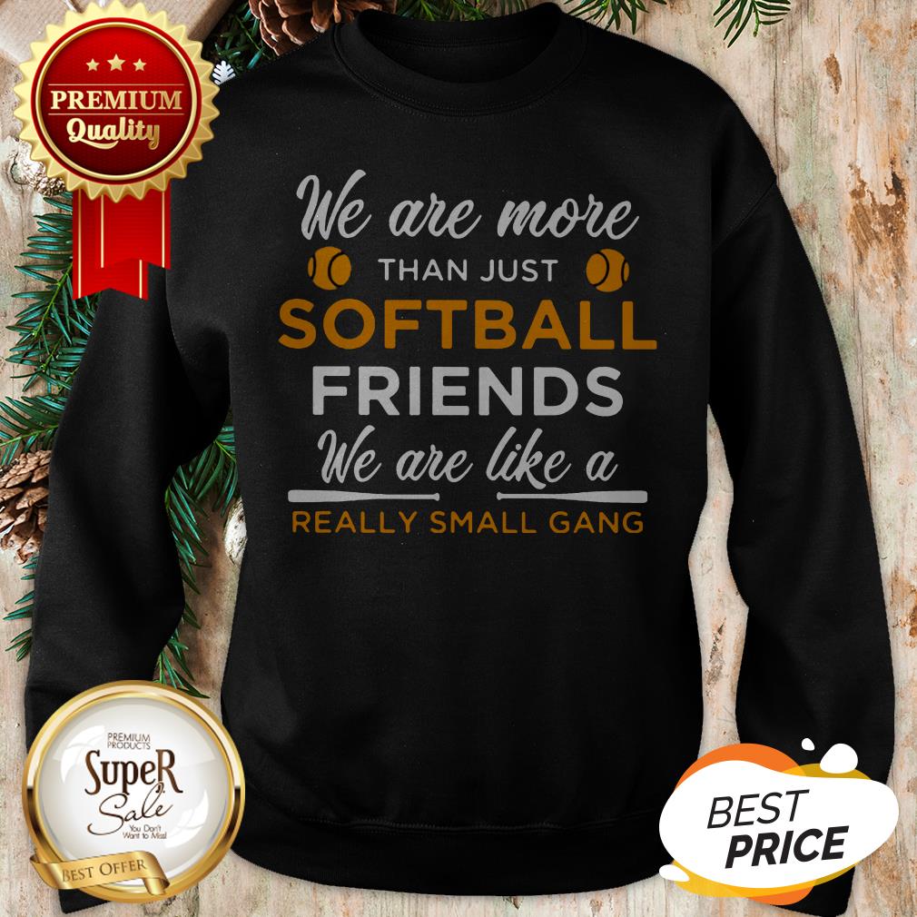 We Are More Than Just Softball Friends Really Small Gang Shirt - Image 4