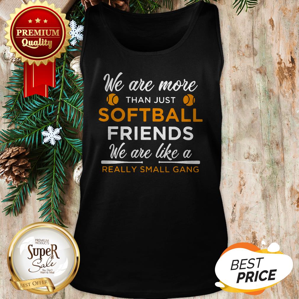 We Are More Than Just Softball Friends Really Small Gang Shirt - Image 3