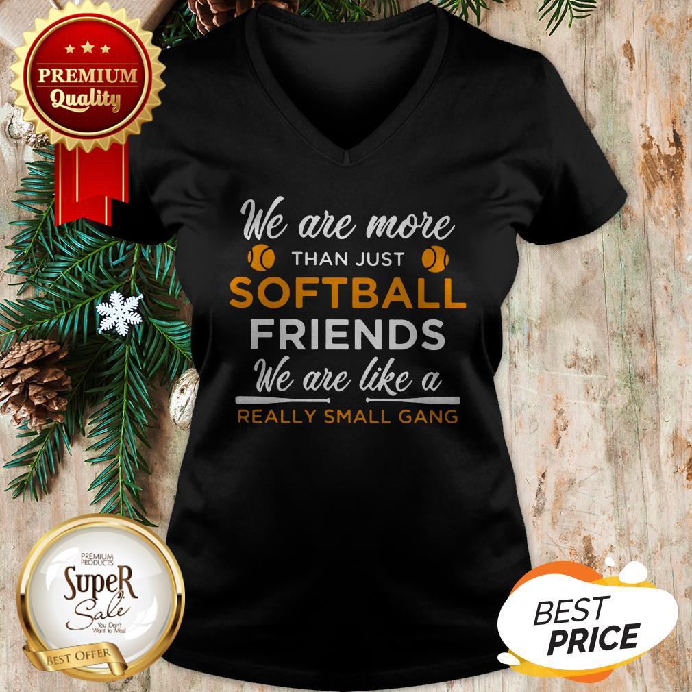 We Are More Than Just Softball Friends Really Small Gang Shirt - Image 2