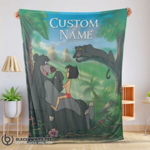 Original Hot Cute Disney Cartoon JungleBook Tapestry Blanket Fleece Customized Blanket