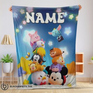 Pretty Perfect Disney Cartoon Mickey And Friends Cute Blanket Fleece Customized Blanket