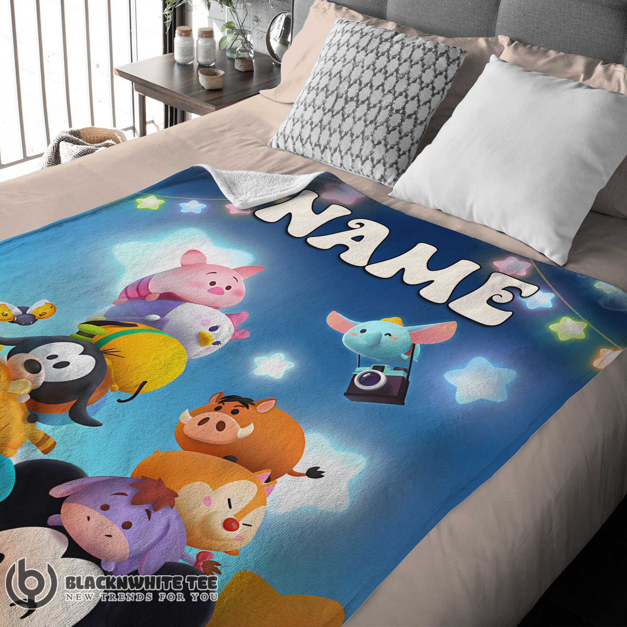 Pretty Perfect Disney Cartoon Mickey And Friends Cute Blanket Fleece Customized Blanket - Image 3