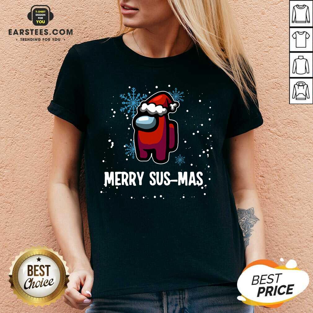 Funny Merry Sus-mas Among Us Christmas Shirt - Image 4