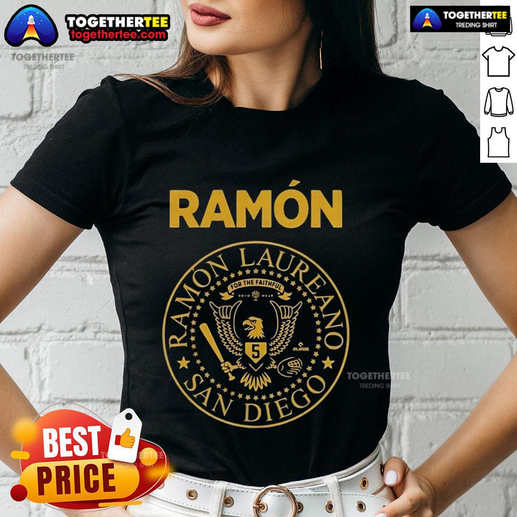 Original Ramón Laureano San Diego Baseball MLBPA T-Shirt - Image 3