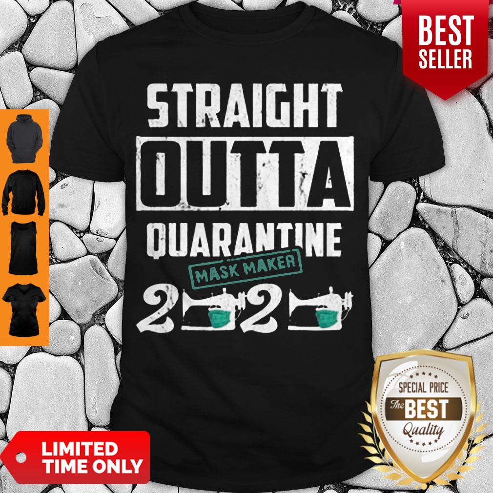 Premium Straight Outta Quarantine Mask Maker 2020 Shirt