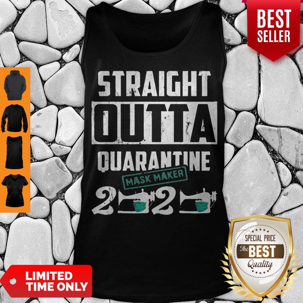 Premium Straight Outta Quarantine Mask Maker 2020 Shirt - Image 4
