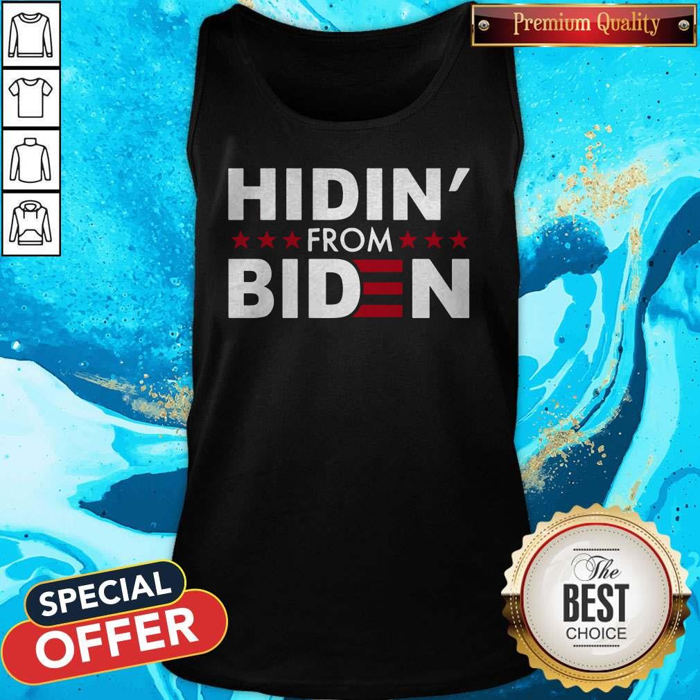 Awesome Hidin’ From Biden 2020 Vote Shirt - Image 3