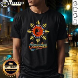 Awesome 2025 Baltimore Orioles Baseball X Hispanic T-Shirt