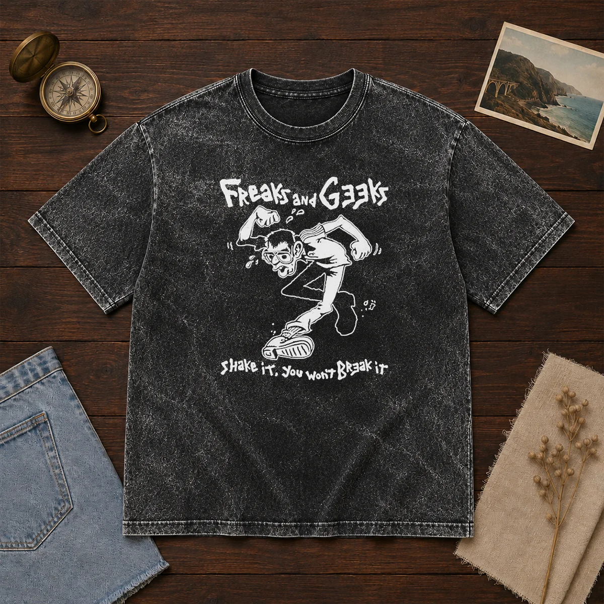 Awesome Freaks And Geeks Shake It You Wont Break It Shirt - Image 8