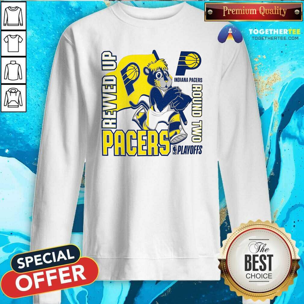 Pacers Boomer Revved Up Playoff T-shirt - Image 2