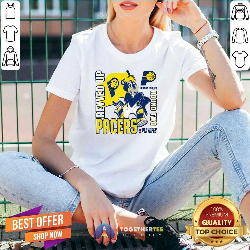 Pacers Boomer Revved Up Playoff T-shirt - Image 4