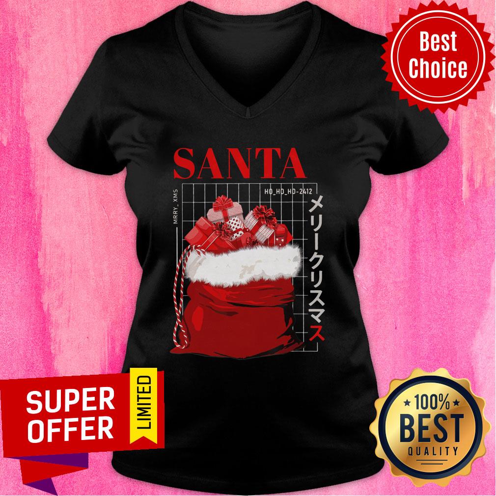 Santa Ho Ho Ho 24-12 What A Strange Thing Its Christmas Season Again Shirt - Image 3