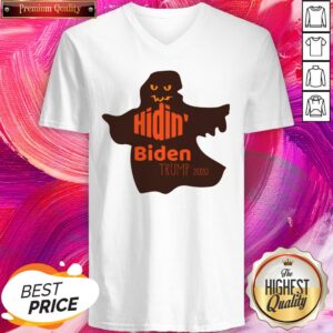 Alternative view of Funny Halloween Costume Hidin' Biden Trump 2020 Shirt