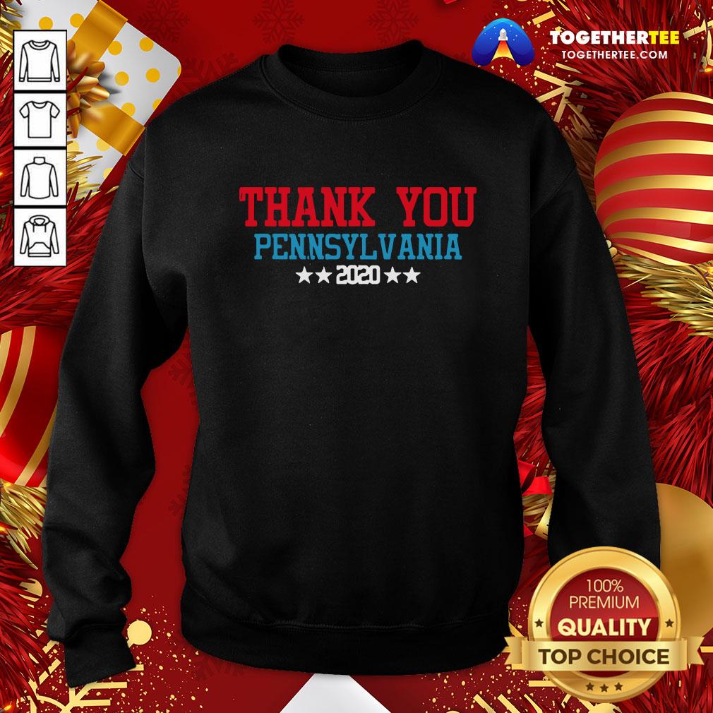 Great Thank You Pennsylvania 2020 Vote Joe Biden Victory President Shirt - Image 4