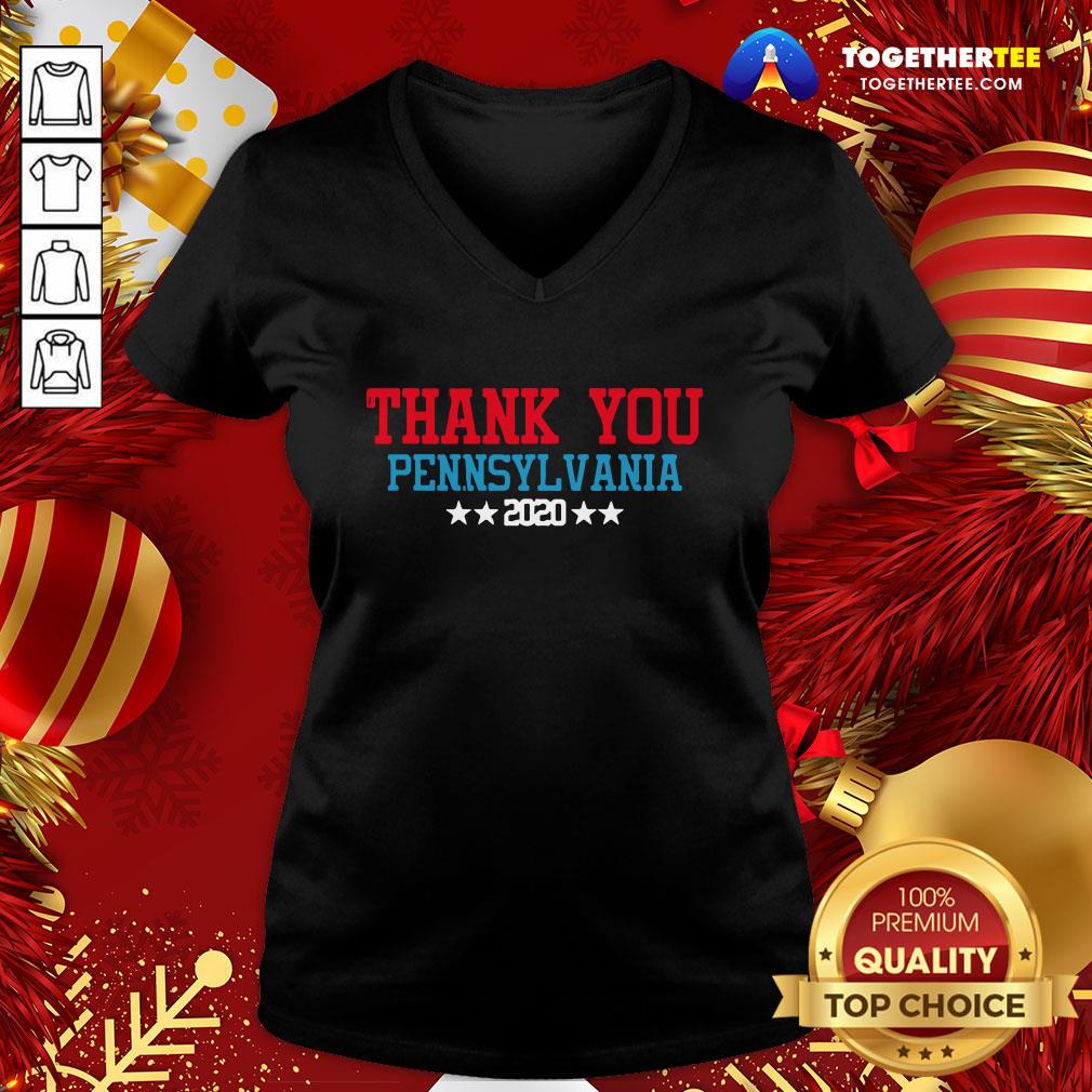Great Thank You Pennsylvania 2020 Vote Joe Biden Victory President Shirt - Image 2