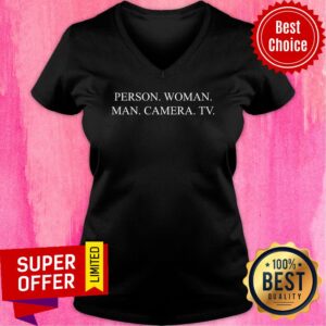 Alternative view of Person Woman Man Camera TV Shirt