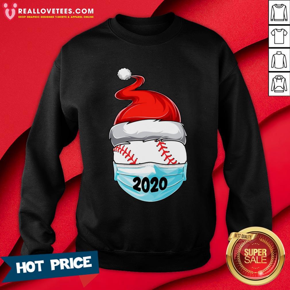 Top Satan Baseball Face Mask 2020 Merry Christmas Shirt - Image 3