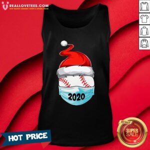 Alternative view of Top Satan Baseball Face Mask 2020 Merry Christmas Shirt