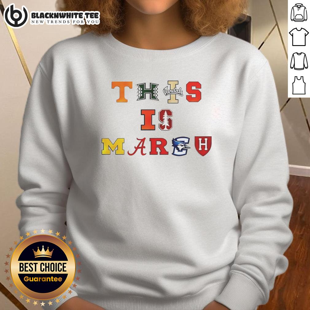 Awesome This Is March Sport Team Logo T-Shirt - Image 5