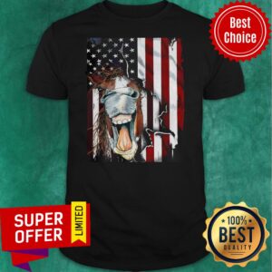 Official American Horse Face Flag Shirt