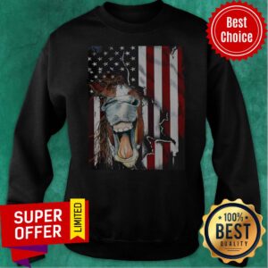 Alternative view of Official American Horse Face Flag Shirt