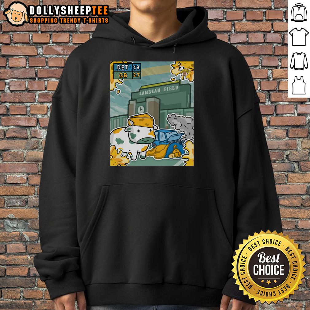 Hot The Green Bay Packers Take Out The Motor City Kitties Detroit Lions T-Shirt - Image 2