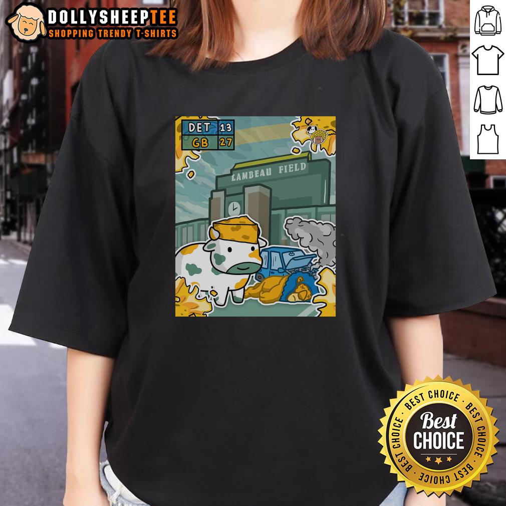 Hot The Green Bay Packers Take Out The Motor City Kitties Detroit Lions T-Shirt - Image 3