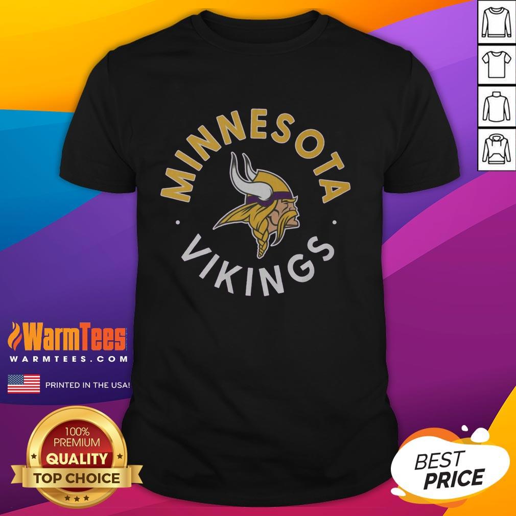 Nice Minnesota Vikings Circle T-Shirt
