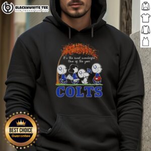 Nice Peanuts It's The Most Wonderful Time Of The Year Indianapolis Colts Football T-Shirt