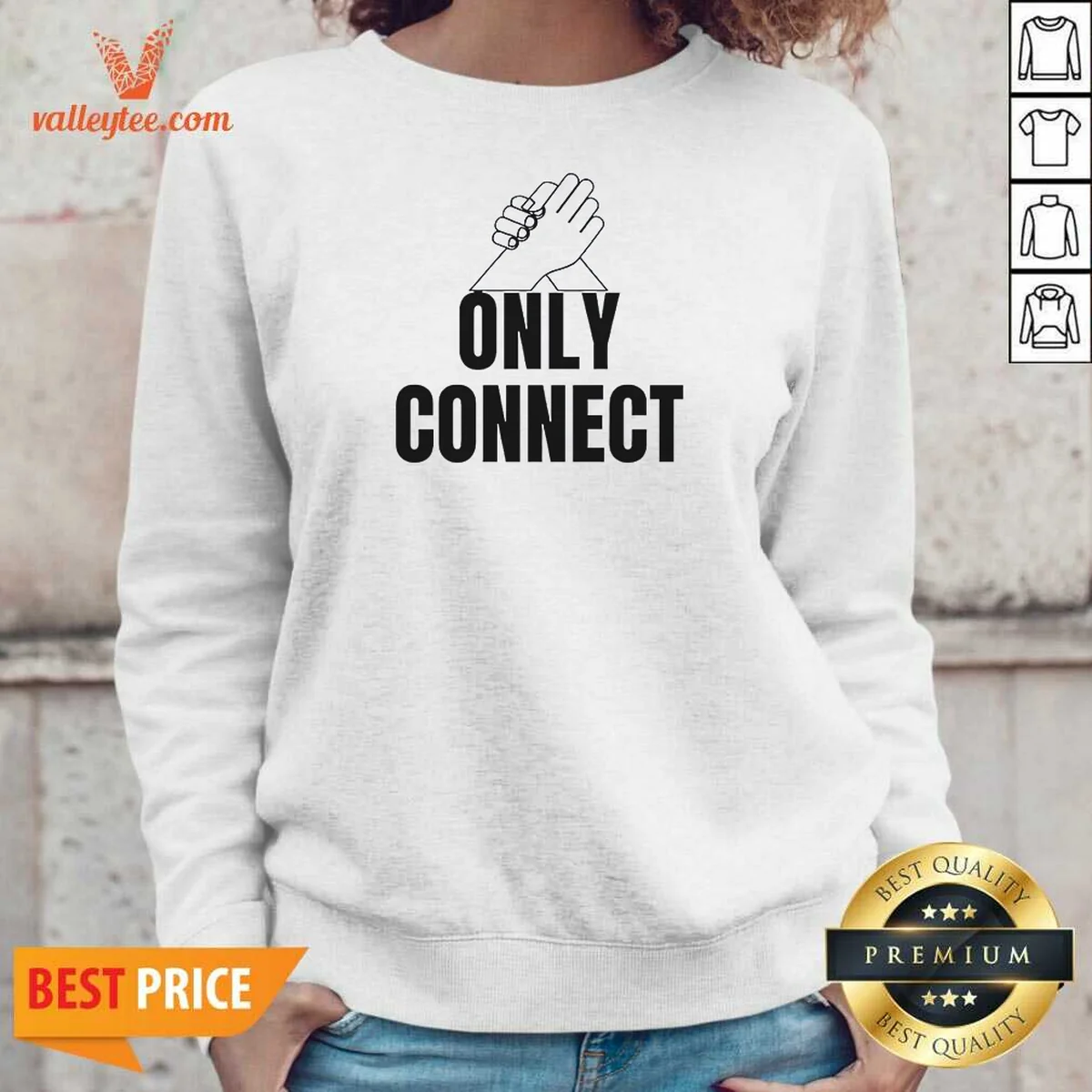 Nice Only Connect Arm Wrestling Hands Shirt - Image 5